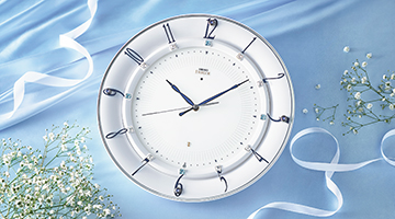 清潔感のある掛け時計
