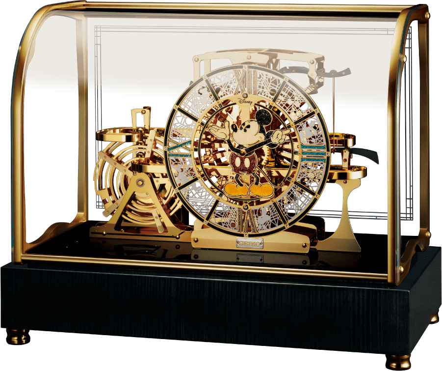 ディズニー機械式置き時計