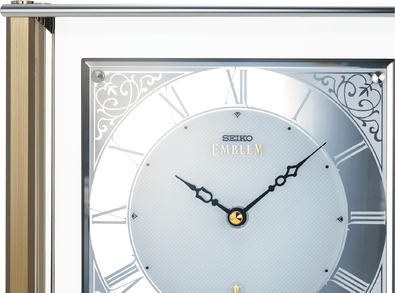 SEIKO エンブレム 置時計 電波時計 セイコー エンブレム 掛け時計 電波